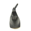 Gucci Italy. Black Bamboo Black Leather Shoulder Bag