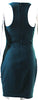 Elizabeth & James NY. Teal Blue Sleeveless Crewneck Sheath Dress