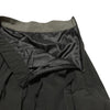 HARE JAPAN. Black Asymmetrical Flare Long Skirt