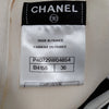 Chanel Paris. Black/White Silk/Poly Blend Sleeveless Dress