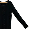 Y's Yohji Yamamoto JAPAN. Black Long Knit Cardigan