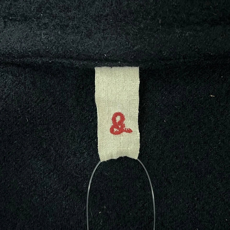 R by45rpm Japan. Navy Wool Blend Coat