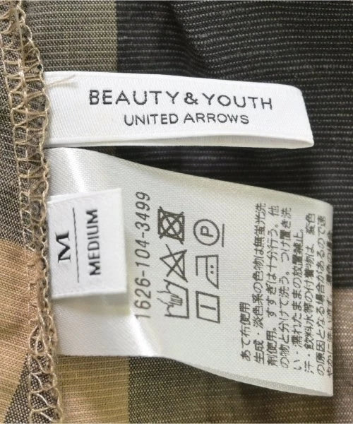 BEAUTY & YOUTH UNITED ARROWS JAPAN. Beige x Black (Check Pattern) Dress