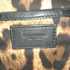 Dolce&Gabbana ITALY. Black Leather Pleats Large Shoulderbag/Handbag/Tote