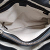 Gucci Italy. Black Leather Bamboo Handle Shoulder Bag / Tote Bag