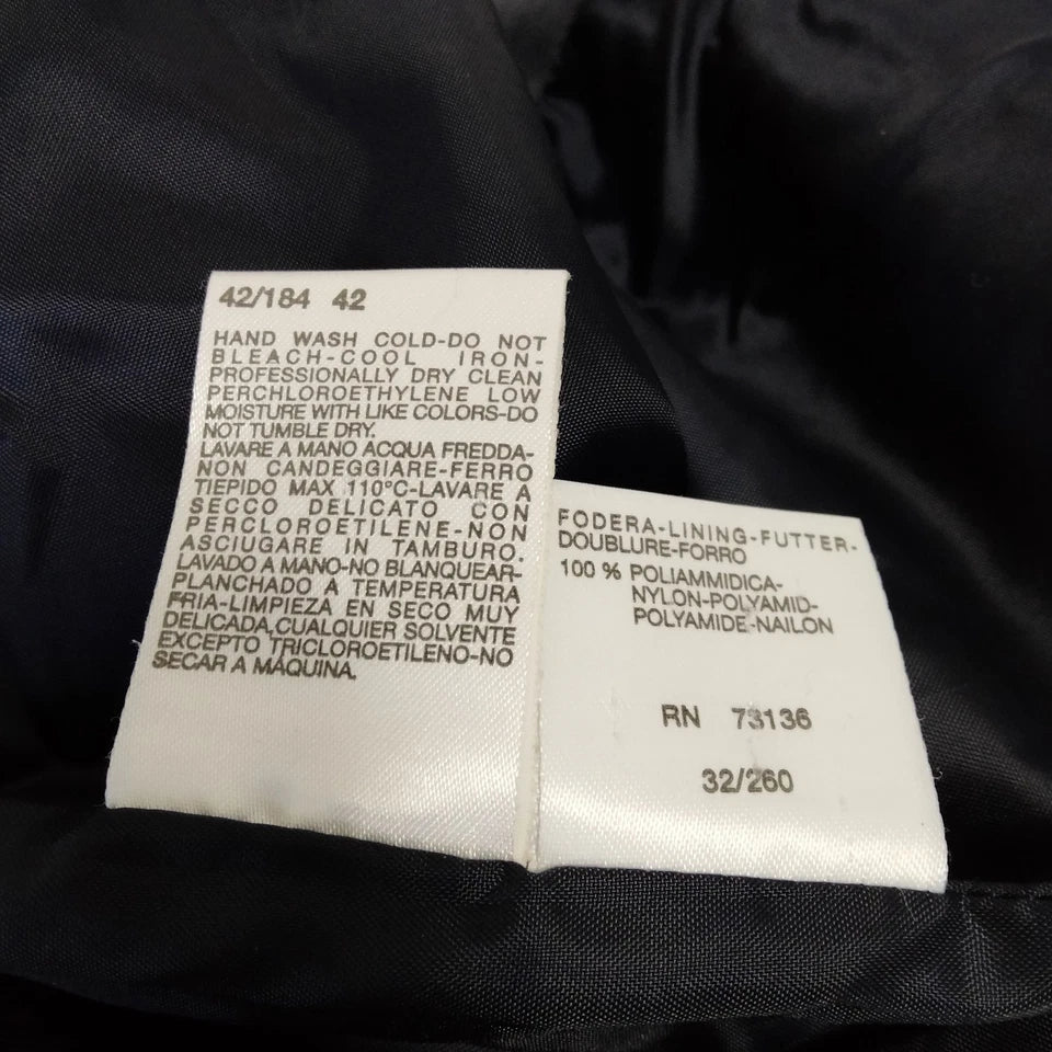 Maxmara Italy. Midnite Blue Tessuto/Cotton/PolyTech Blend Belted Jacket