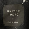 UNITED TOKYO JAPAN. Black Wool Blend Long Coat