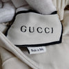 Gucci Italy. Vintage Wide Leg Rayon/Polyurethane Pants  w/ Red/Blue Stripe Accents on Reverse