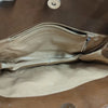 Bottega Veneta Italy. Vintage Beige, Brown, Khaki Leather Stripes Rare Shoulder Bag