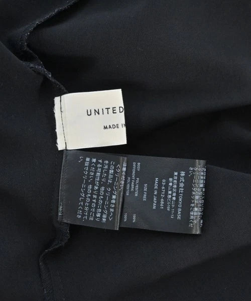 UNITED TOKYO JAPAN. Black Poly Blend Casual Shirt/Tunic