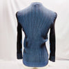 Gucci Italy. Blue Rayon Blend Tie Sweater Top