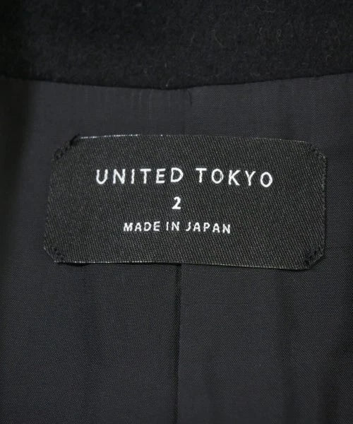 UNITED TOKYO JAPAN. Black Wool Blend Coat
