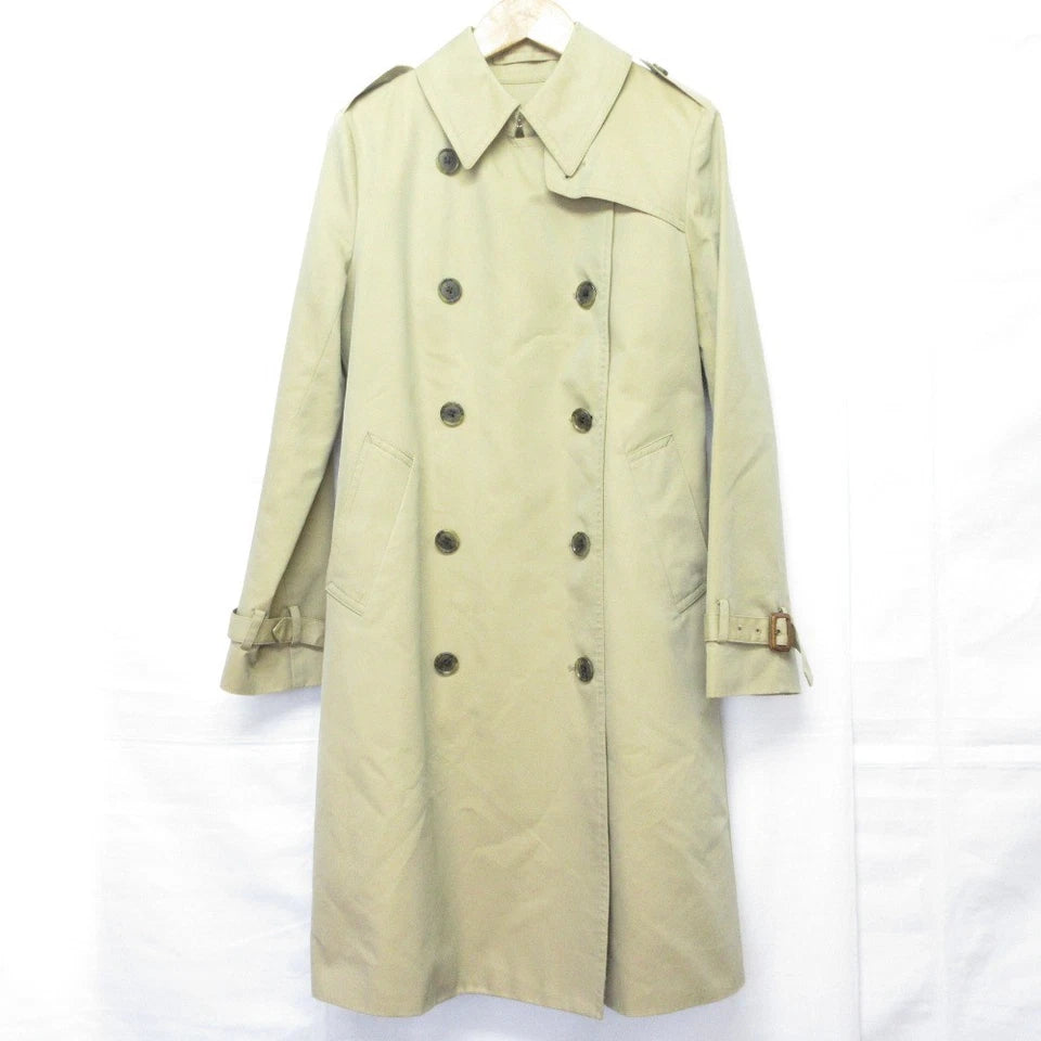 BARNEYS NEW YORK Vintage Beige Lined Trench Coat