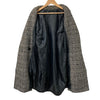 UNITED TOKYO JAPAN. Black/Grey Plaid Tweed Coat