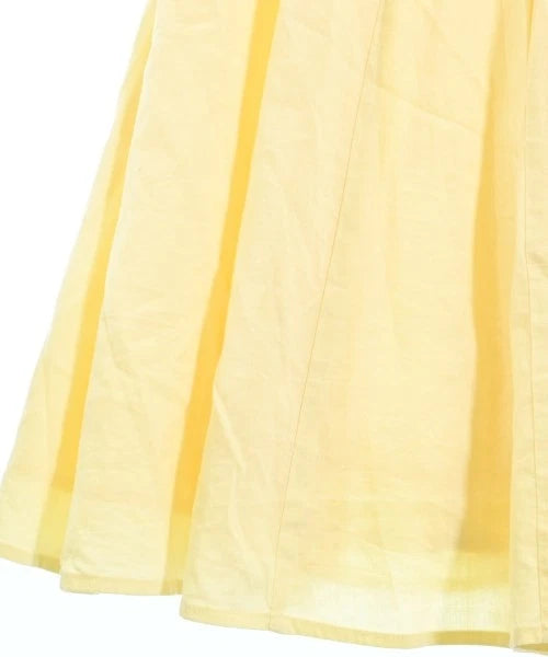Rirandture Japan. Vintage Cotton/Viscose Yellow Dress