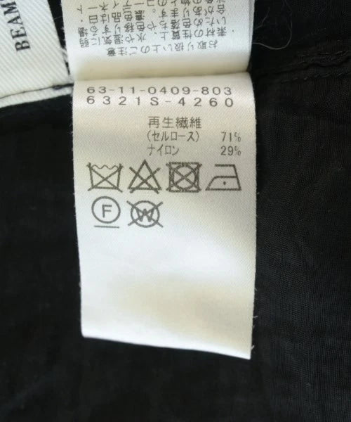 RAY BEAMS JAPAN. Black Semi-Sheer Casual Shirt