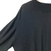MARGARET HOWELL LONDON. 24AW Collection  Extra fine Merino Black Wool Knit Sweater