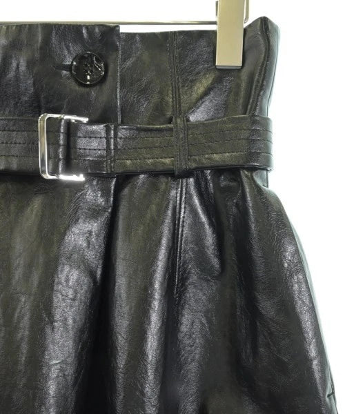 UNITED TOKYO JAPAN. Black Vegan Leather Long/Maxi Length Skirt