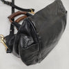 Chloe Paris. Phoebe Philo Designer. Black Leather, Brown Leather Handles MINI Shoulder Bag / Crossbody Bag
