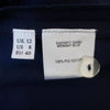 JW Anderson UK. New W/tags. Midnite Blue Asymmetric Side-Button Midi Skirt