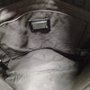 Fendi Italy. Black Nylon Silver Logo Clasp Crossbody Bag