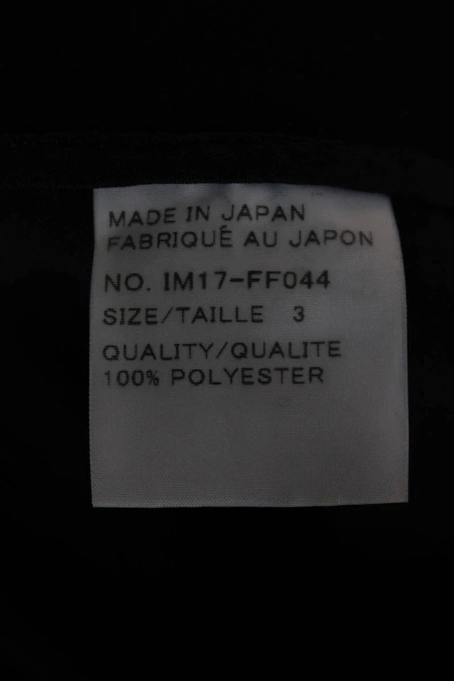 Issey Miyake Japan.  Gray Polyester Wide Leg Dress Pants