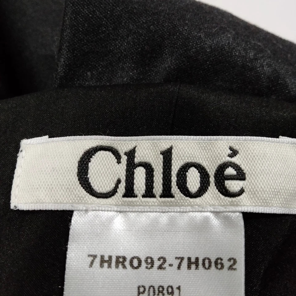 Chloe Paris. Black Silk Dress