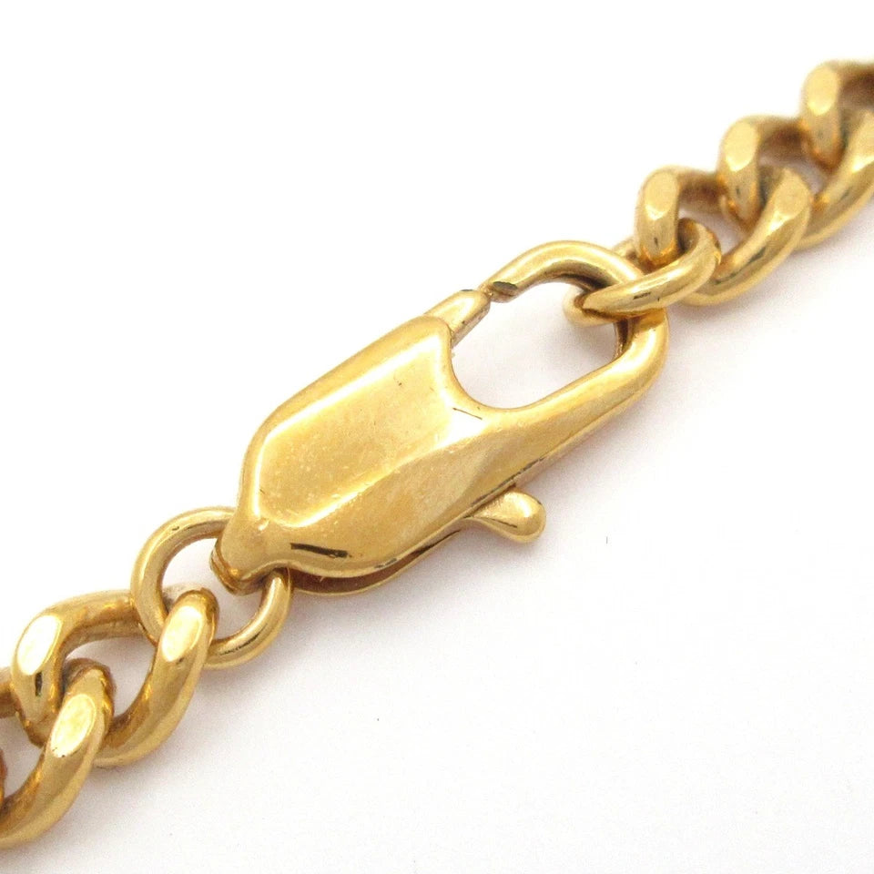 CHLOE PARIS. Goldplated/Silverplated Charm Long Runway Necklace