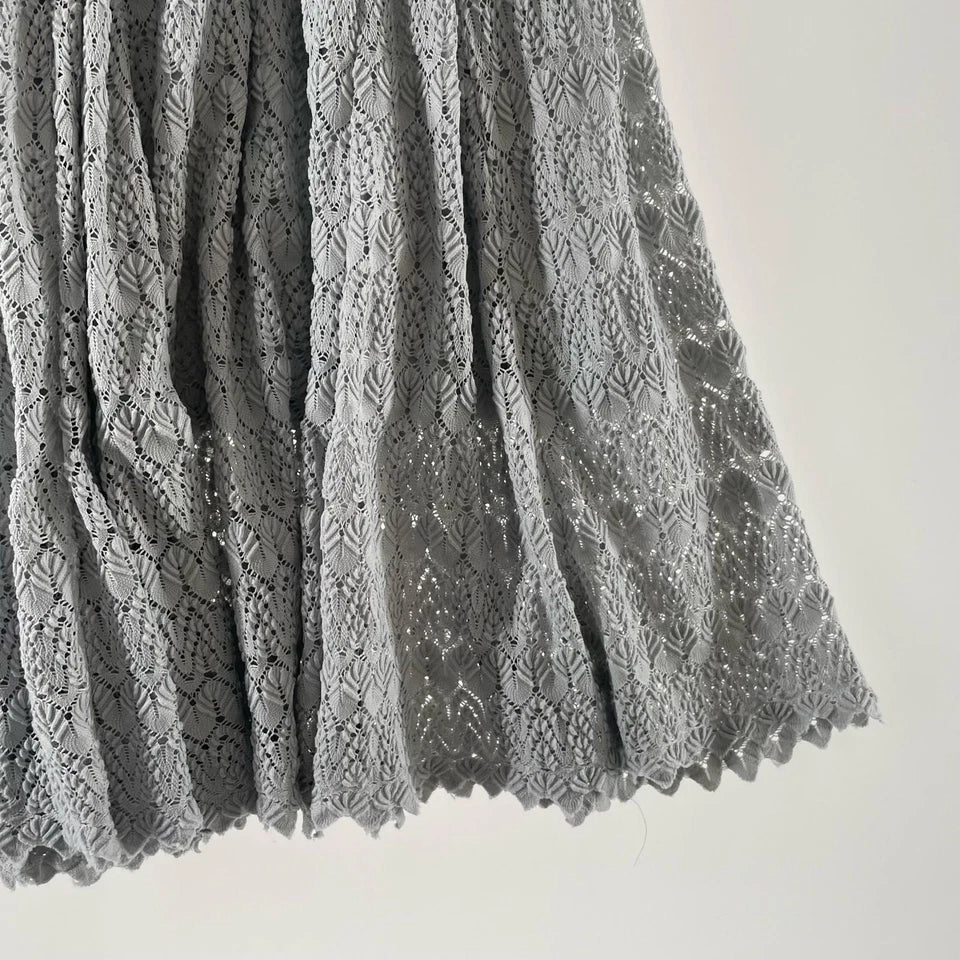 grove JAPAN. Gray Cotton Skirt