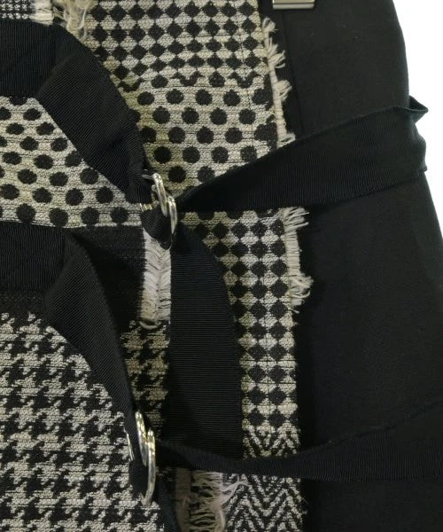 UNITED TOKYO JAPAN. BlackxGray Knee-length Skirt