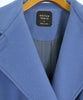 UNITED TOKYO JAPAN. Blue Wool Blend Belted Coat