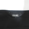 PINK HOUSE JAPAN. Black Frill Tiered Sleeveless Cut and Sew Top