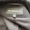 Ann Demeulemeester New York. Black With Silver Thread Details Blazer Jacket