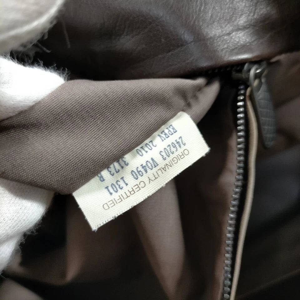 Bottega Veneta Italy. Brown Leather Shoulder Bag / Hand Bag