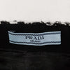 Prada Italy. B/W Rayon, Mohair, Wool Mini Skirt