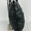 KAWA KAWA JAPAN. Black Lambskin Quilted Leather Tote Bag / Shoulder Bag