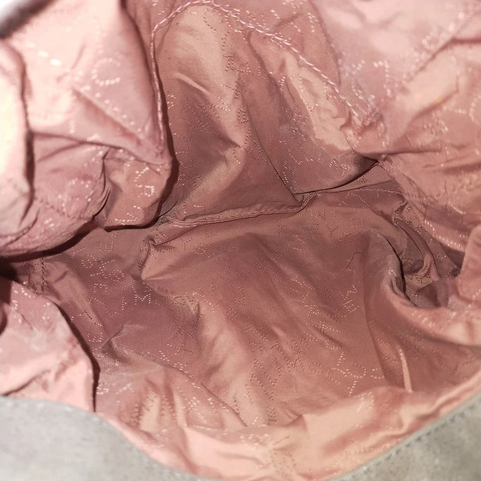 Stella McCartney UK. Grey Vegan Leather Classic Shoulder Bag / Hand Bag