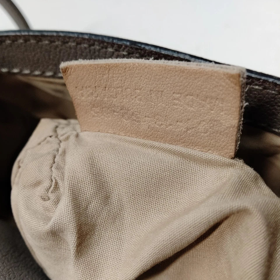 Chloe Paris. Gray Leather Small/Medium Shoulderbag/Handbag