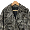 UNITED TOKYO JAPAN. Black/Grey Plaid Tweed Coat