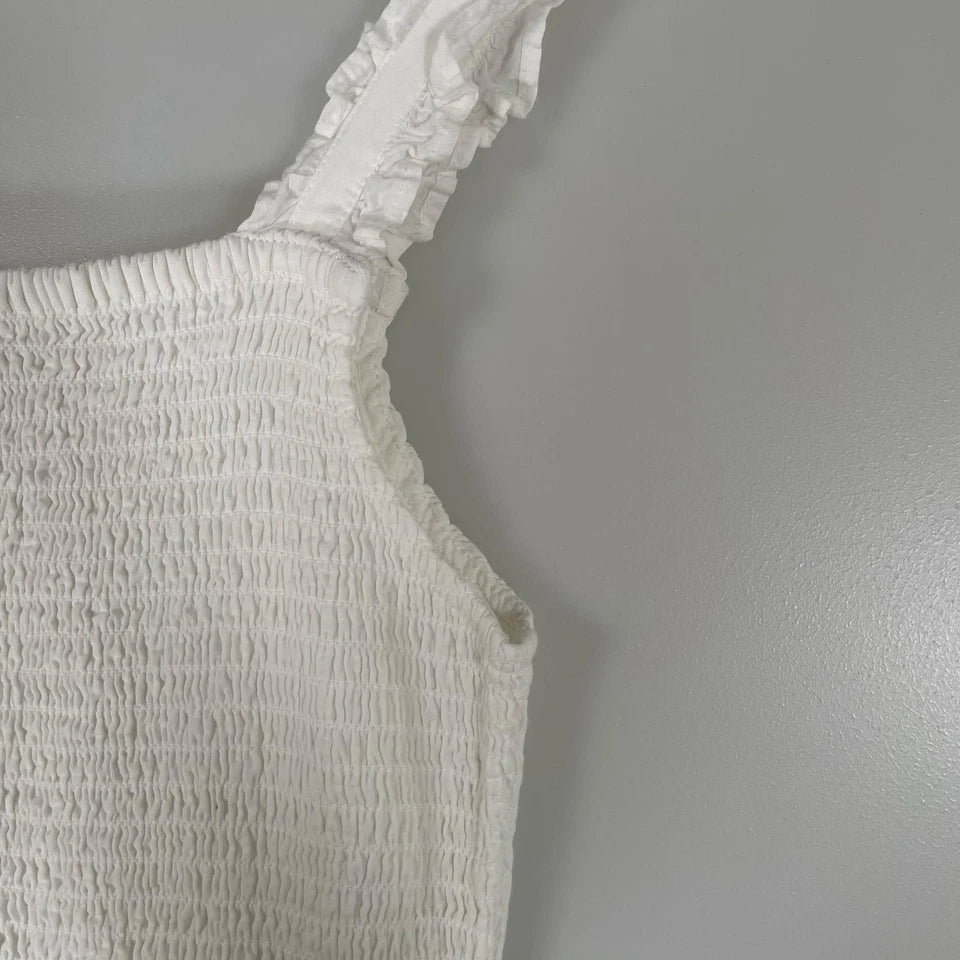 playalucila JAPAN. One piece white cotton Dress