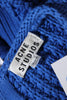 ACNE Studios Sweden. Blue Cotton 3/4 Sleeve Chunky Knit Sweater Dress/Tunic