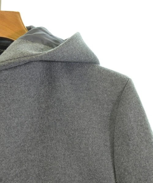 UNITED TOKYO JAPAN. Gray Wool Blend Long Coat w/Hood
