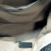 Bottega Veneta ITALY. Brown Canvas/Black Leather Large Tote Bag