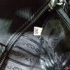 Prada Italy. Gray Leather Shoulder Bag