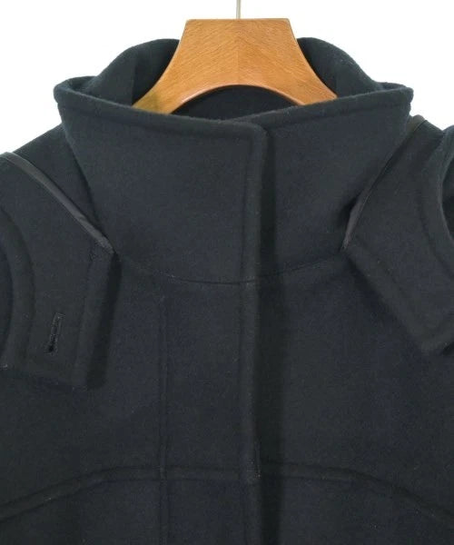 UNITED TOKYO JAPAN. Black Funnel Neck Duffle Coat w/Hood