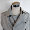 Burberry London. Gray Cotton/Cupro Coat