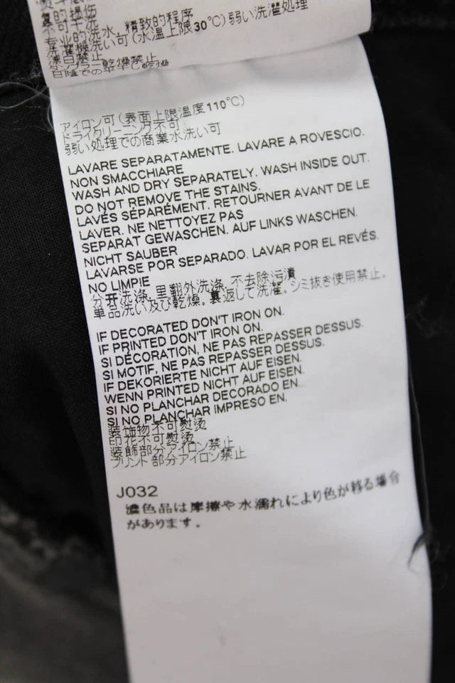 Maison Margiela MM6 Paris. Black Grey Denim Half Button Down Dress w/Back Pockets
