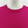CHANEL PARIS. Vintage Bordeaux Cashmere Top w/3 Chanel Button Back
