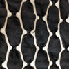 FENDI ITALY. Black, White Acetate, Polyester Blend Print Skirt