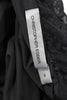 Christopher Esber Sydney. Black Strapless Semi-Sheer Slip Dress